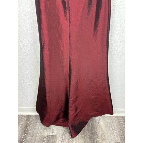 Cameron Blake Formal Dress Maroon Burgundy Womens 6 Elegant Dark Romantic FALL - Picture 6 of 9